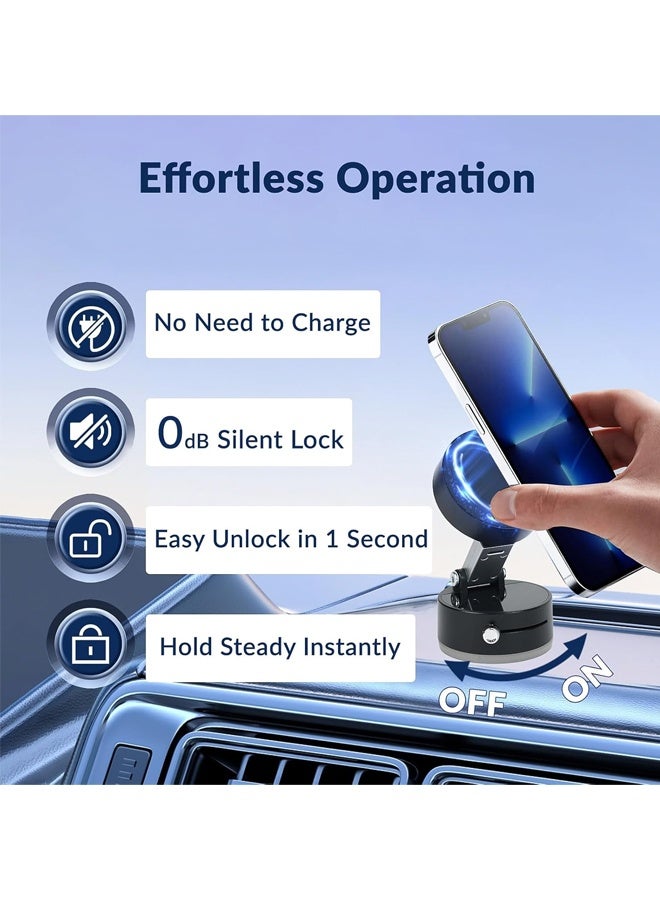 بولوز حامل هاتف مغناطيسي متعدد السيناريوهات لعام 2025 ، حامل أكواب شفط فراغية للسيارة والمرايا والمطبخ والمكتب ، تصميم قابل للطي 360 درجة متوافق مع iPhone وجميع الهواتف الذكية - Image 5