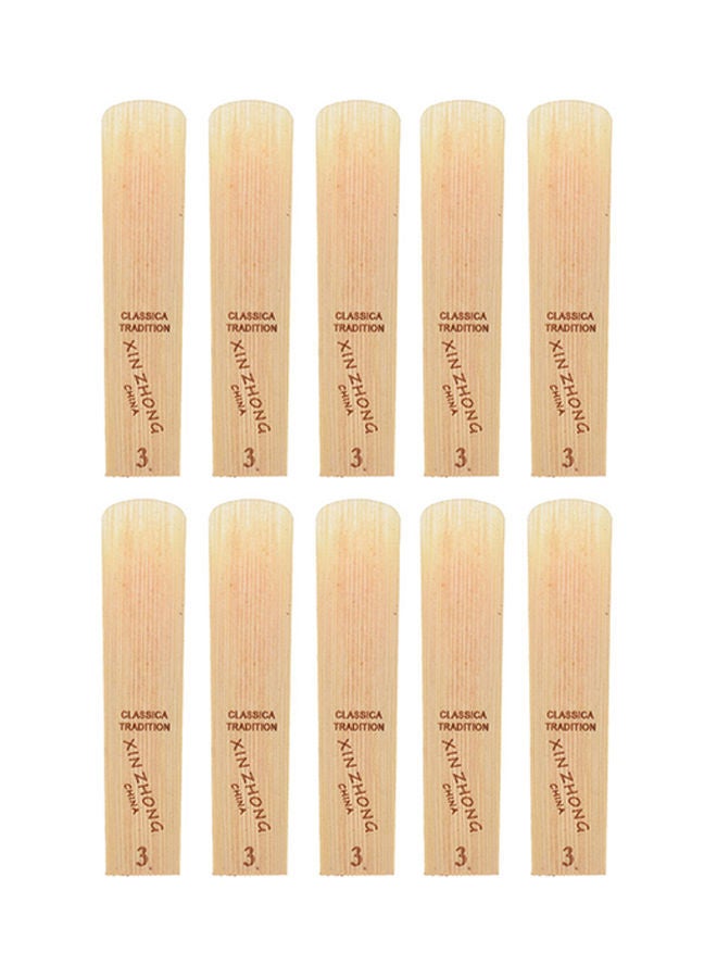 NIBEMINENT 10-Piece Normal Saxophone Reeds  - Image 1