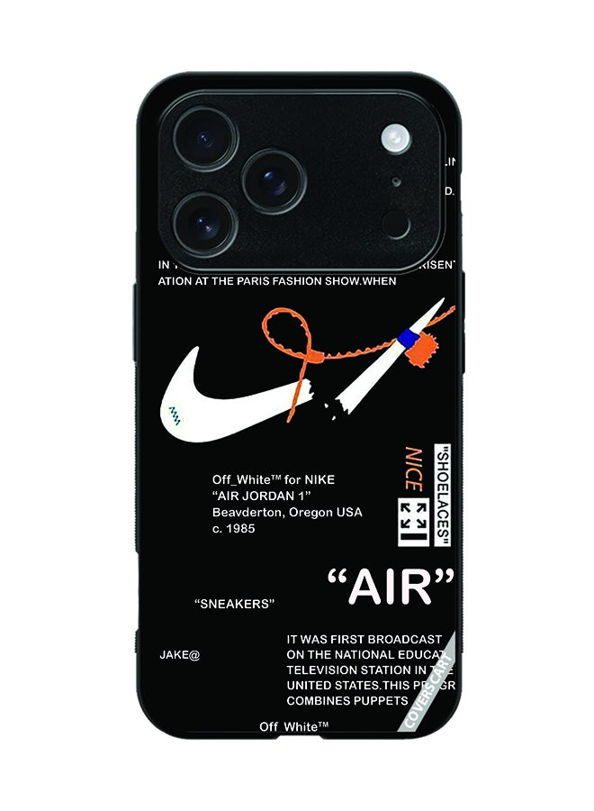 COVERSCART Protective Case Cover For Apple iPhone 17 Pro Nike Off Black Design Black