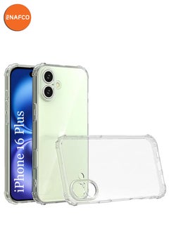 NAFCO For iPhone 16 Plus - Ultra Clear Transparent Silicone Drop-Proof Clear Flexible Protective Phone Cover - Transparent  - Image 1