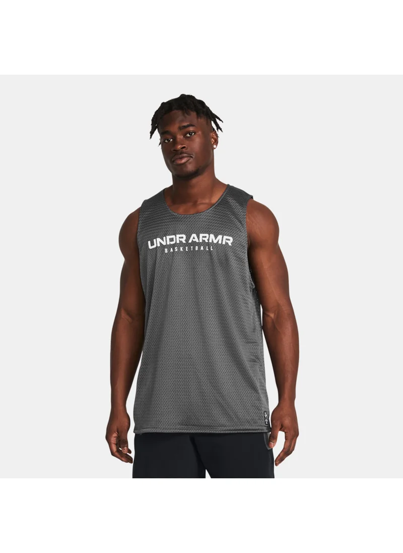 اندر ارمور Men's Zone Reversible Basketball Top
