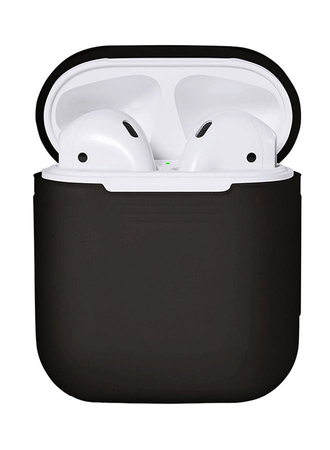 NIBEMINENT Charging Cover Hanging Pouch Case For Apple AirPods Black