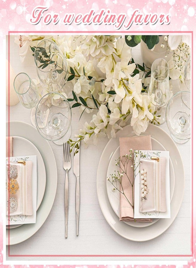 Uiifan 36 Pcs Travel Jewelry Bag Bulk Zipper Jewelry Pouch Flannel Portable Pocket Organizer for Necklace Earring Women Gift(4.53 x 3.15 Inch,Beige) - Image 4