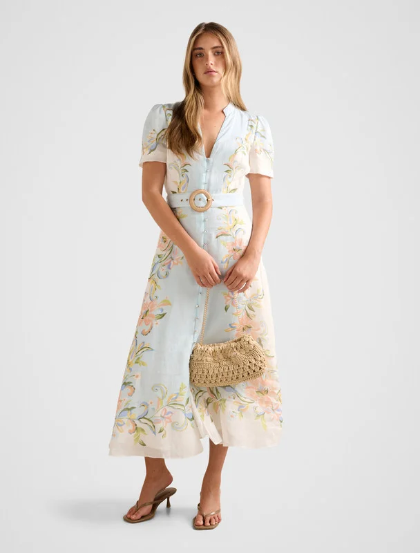 فورايفر نيو Briana Printed Shirt Dress