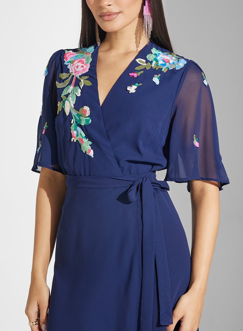 Hope & Ivy Floral Embroidered Dress - Image 3
