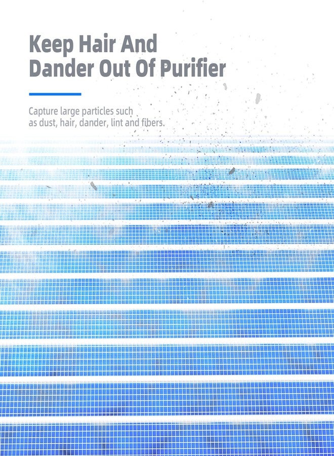 AROEVE MK01 & MK06 Air Filter Replacement 4-in-1 Air Filter for Smoke Pollen Dander Hair Smell Suitable- Standard Version(2 Pack) - Image 3