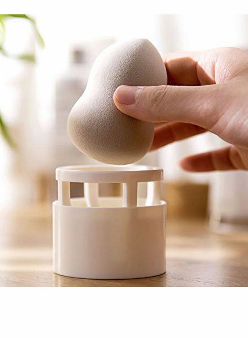 Sponge Makeup Blender Holder, 4 Pack Powder Puff Holder Beauty Tool Dryer Drying Rack Egg Display Stand (NO SPONGE INCLUDED) - Image 5