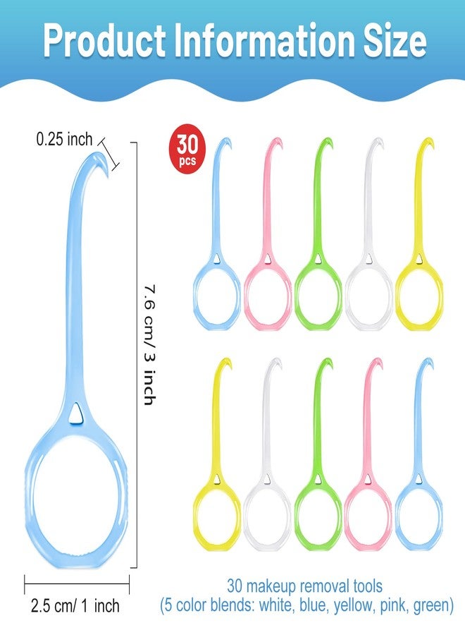 Ceonam 30 Pcs Dental Remover Tool Colorful Orthodontic Aligner Removal Hook for Braces - Image 2