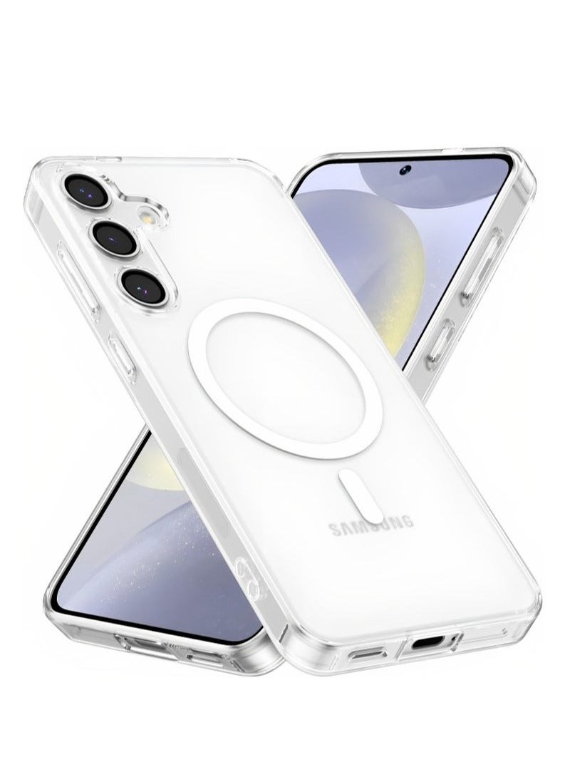 TIGER Samsung Galaxy S25 Clear Case Cover | Transparent Non-Yellowing Case | Supports Wireless Charging & Magnetic Mounting | Shockproof & Scratch-Resistant Protection | Slim & Lightweight Design for Samsung Galaxy S25 6.2-Inch - Image 1