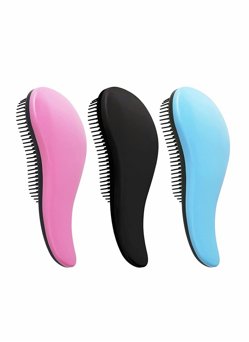 Y&D 3 Pcs Anti Static Hair Massage Comb Beauty Tools Detangler Brush Detangling Set No Pain for Curly Women Men And Kids  - Image 1