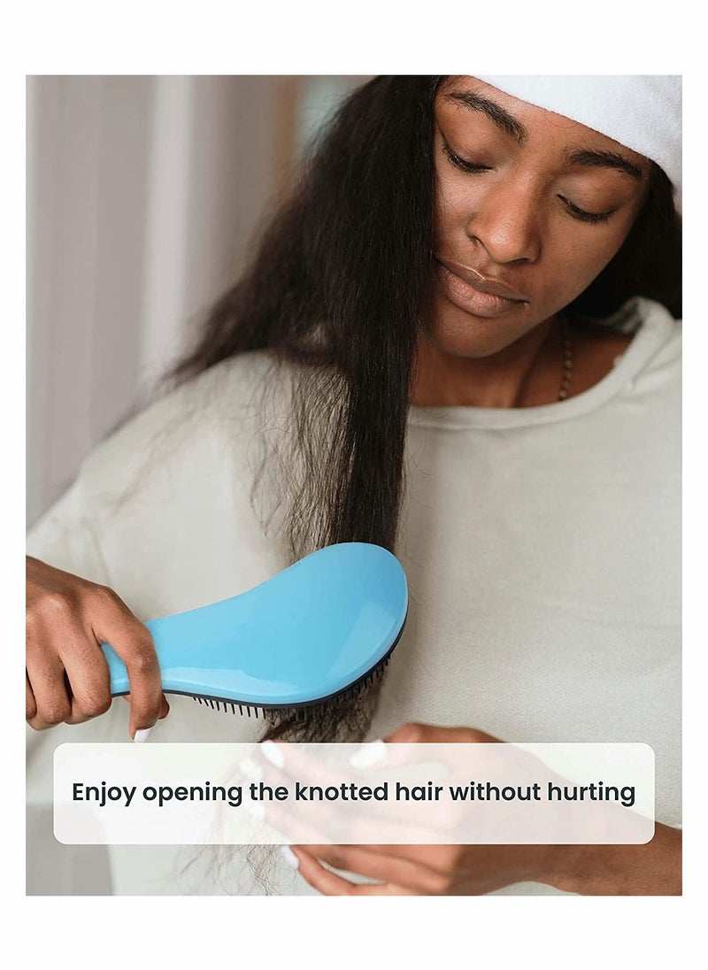 Y&D 3 Pcs Anti Static Hair Massage Comb Beauty Tools Detangler Brush Detangling Set No Pain for Curly Women Men And Kids  - Image 4