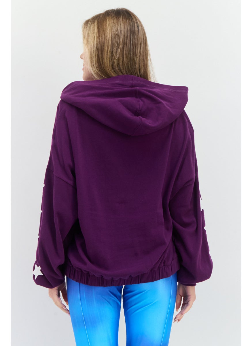 Women Sportswear Fit Long Sleeve Outdoor Hoodie, Purple - pzsku/ZA28209E1A598F24CACD0Z/45/_/1737643040/e63e5960-5662-4639-b809-248f00bc3089