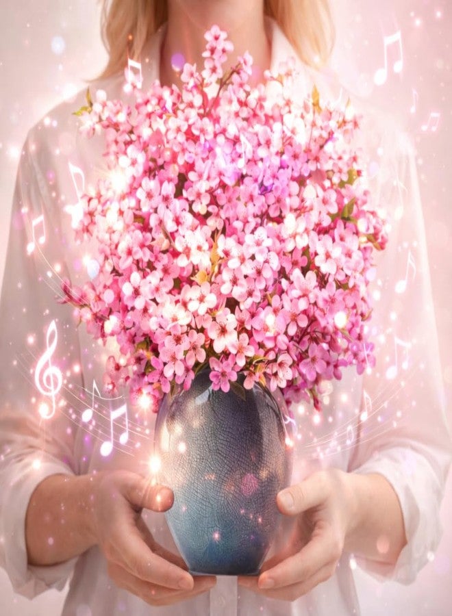 APOTODITO Cherry Blossom Card with Lights and Music, Sakura Gift Card for Women Mom Wife - Image 2
