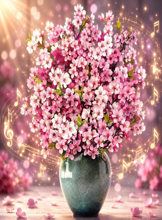 APOTODITO Cherry Blossom Card with Lights and Music, Sakura Gift Card for Women Mom Wife - Image 1