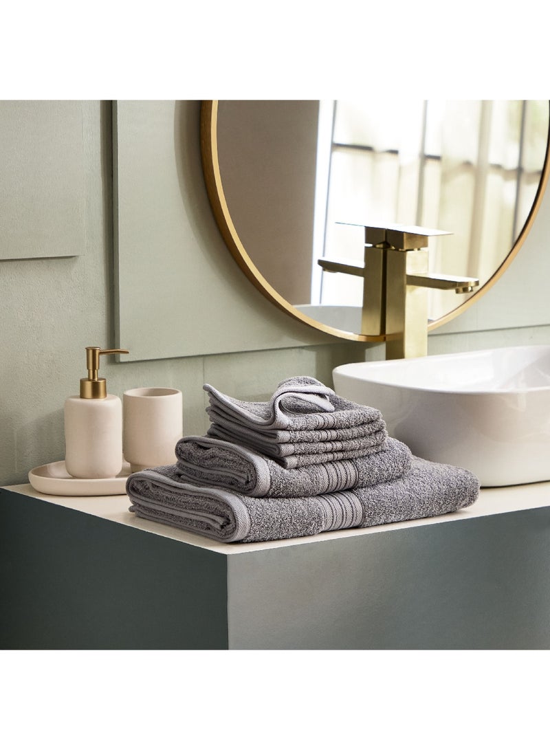 Home Box مجموعة مناشف وجه أساسية مصنوعة من القطن 4 قطع 30 × 30 سم - Image 4