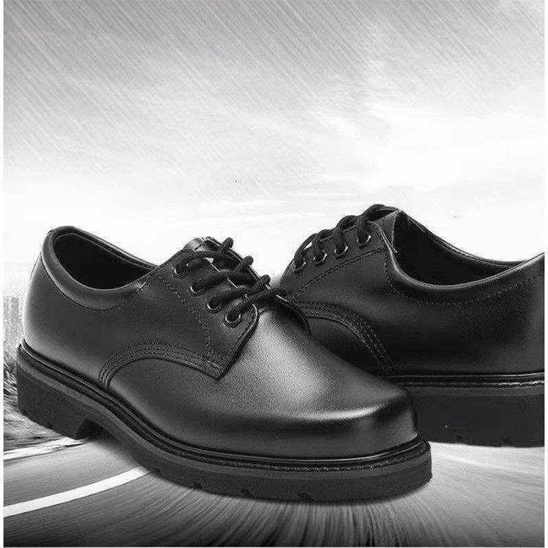 Steel-Toed Outdoor Work Safety Shoes 4Inch Men'S Business Casual Anti-Smash Large-Toe Standard Leather Shoes - Image 3