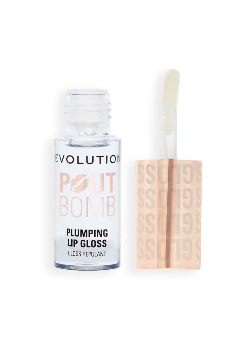 REVOLUTION Makeup Revolution Pout Bomb Plumping Lip Gloss – Glaze - Image 2