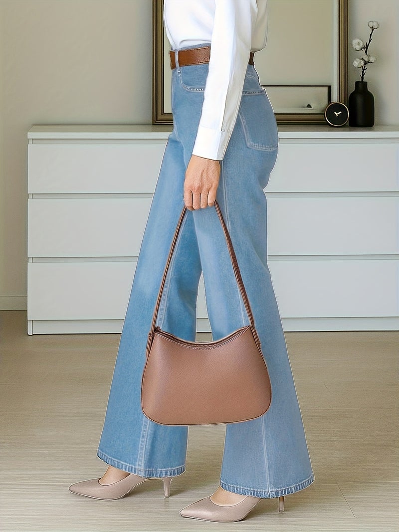 996500# Women's Denim Pants, Fashionable and Elegant, Soft and Comfortable, Casual and Trendy, Loose and Versatile Wide-Leg Women's Denim Pants - Image 3
