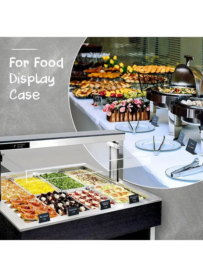 35 Pack Mini Blackboards with 2 Dry Erase Markers and Eraser Cloth Portable Reusable PVC Boards for Classroom Office - Image 2