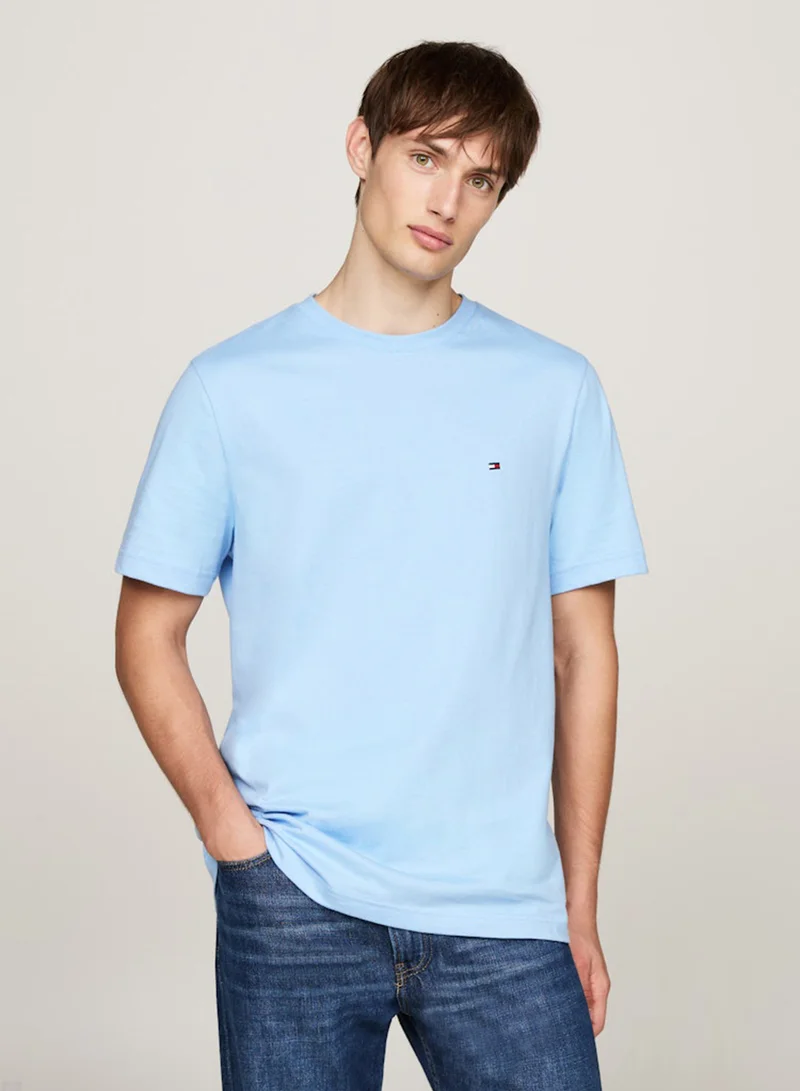TOMMY HILFIGER Logo Crew Neck Short Sleeve T-Shirt