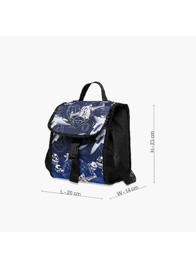 Roll road Lunch/Cooler Bag-Air Force-1 Cmprt--Boys (Polyester) Blue \ 20X23X14 - Image 2