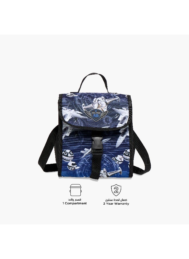 Roll road Lunch/Cooler Bag-Air Force-1 Cmprt--Boys (Polyester) Blue \ 20X23X14 - Image 4
