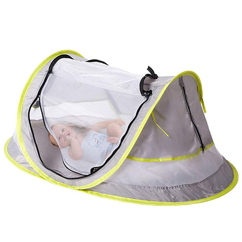 Baby Beach Tent Portable Pop Up Tent UPF 50+ Sun Shelters Baby Shade with Mosquito Net Sun Shade Beach Umbrella for Infant - Image 2