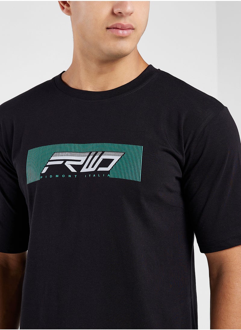 FRWD - Linear Oversized Tee - Image 1