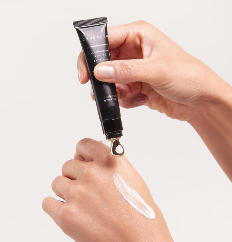 JSHealth سيروم العين المضيء من JSHealth مع الببتيدات وكافيين ونياسيناميد لتفتيح الهالات السوداء والانتفاخات والتجاعيد - Image 4