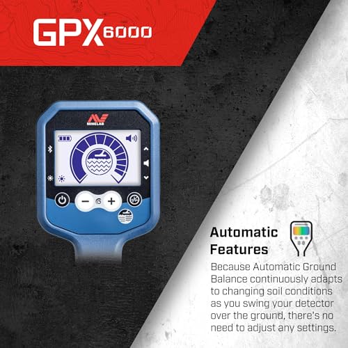 MINELAB GPX 6000 Artisanal Gold Detector Bundle for Adults with 17" Waterproof Monoloop Coil - Image 4