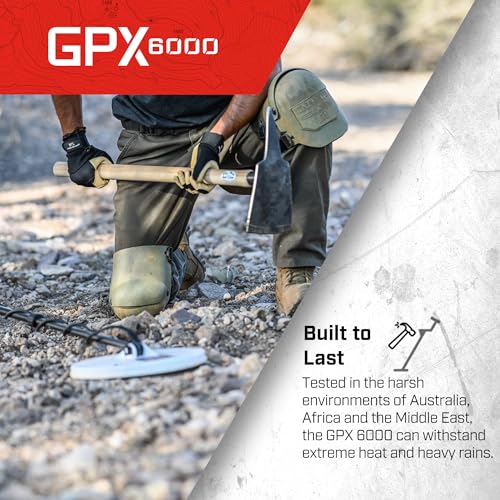 MINELAB GPX 6000 Artisanal Gold Detector Bundle for Adults with 17" Waterproof Monoloop Coil - Image 5