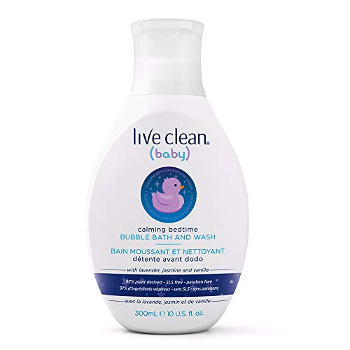 Live Clean غسول وحمام فقاعات للأطفال من لايف كلين، مهدئ لوقت النوم، 10 أونصات - Image 5