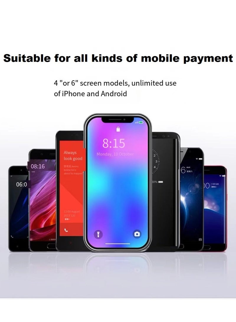 Silver, Car Phone Holder, Air Outlet Rotating Magnetic Phone Holder, Phone Holder - Image 4