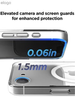 Elago Magnetic Hybrid for iPhone 16E Case Cover (2025) Compatible with MagSafe - Clear White  - Image 5
