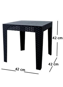 Living 3 Pieces, Rattan Outdoor Garden Table With 2 Chairs Set  - Image 5