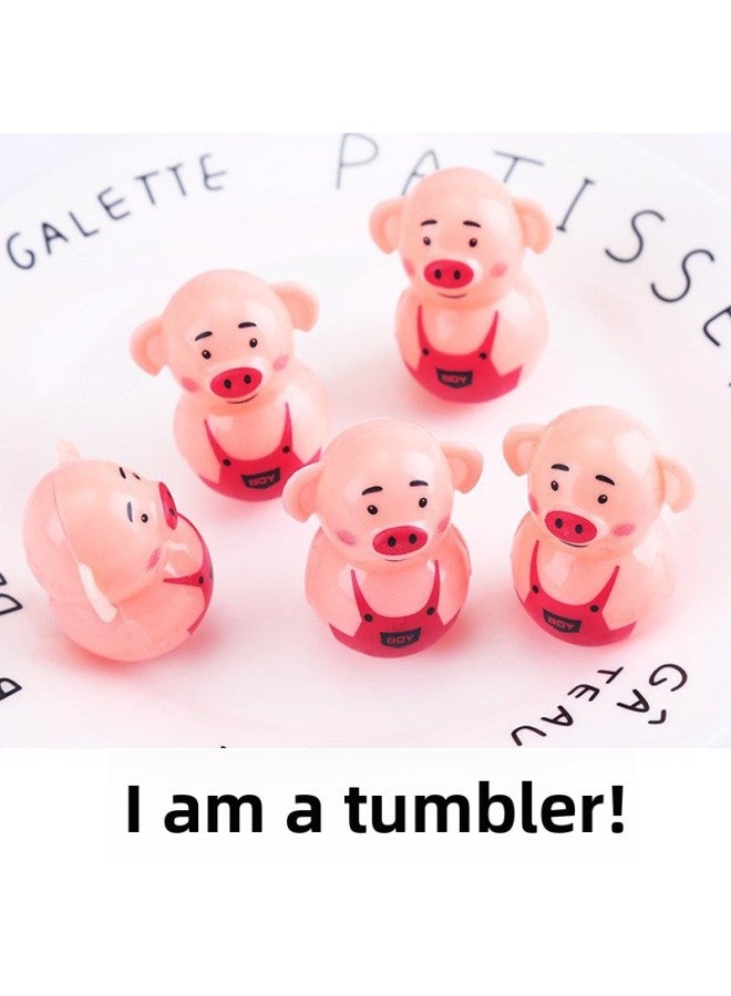 Factory Wholesale Push Activities Small Gifts Luminous Luminous Drainage Sweep Code Creative Cartoon Children's Small Toys