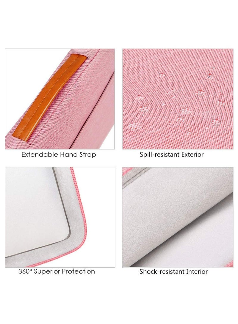 عربست حقيبة كمبيوتر محمول مقاس 15-15.6 بوصة، حماية 360 درجة، مقاومة للماء والتآكل، حقيبة كمبيوتر محمول محمول محمول محمول من قماش أكسفورد مقاوم للماء، مناسبة للعمل والأعمال والاجتماعات (أسود) - Image 2