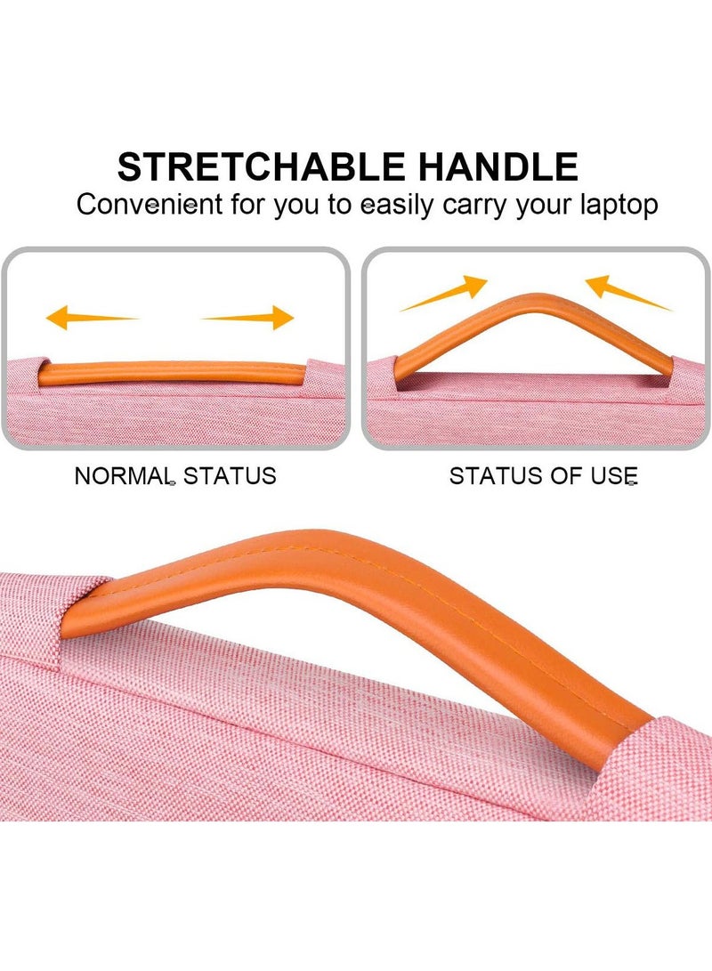 عربست حقيبة كمبيوتر محمول مقاس 15-15.6 بوصة، حماية 360 درجة، مقاومة للماء والتآكل، حقيبة كمبيوتر محمول محمول محمول محمول من قماش أكسفورد مقاوم للماء، مناسبة للعمل والأعمال والاجتماعات (أسود) - Image 4