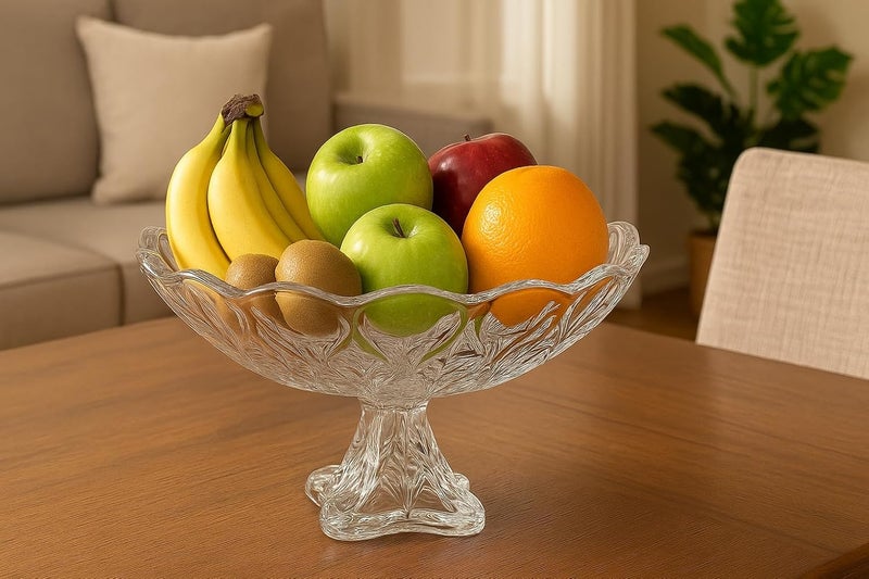 B&D Crystal Glass Pedestal Bowl - Image 2