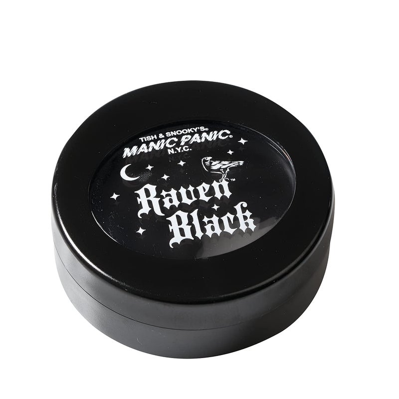 MANIC PANIC Raven Black Face Paint - Black Makeup for Face, Eyes & Body - High Pigment Body Paint with Matte Finish - Halloween, Cosplay & Stage Makeup - Vegan & Cruelty-Free Cream Formula - Image 2