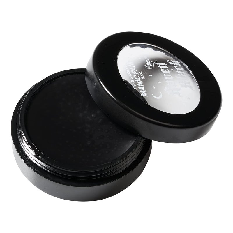 MANIC PANIC Raven Black Face Paint - Black Makeup for Face, Eyes & Body - High Pigment Body Paint with Matte Finish - Halloween, Cosplay & Stage Makeup - Vegan & Cruelty-Free Cream Formula - Image 1