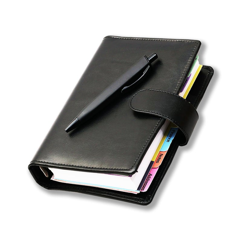 COI Raven Black 2026 Corporate Organizer | Daily Planner | Monthly Monitor for Girlfriend & Boyfriend with Pen - Image 1