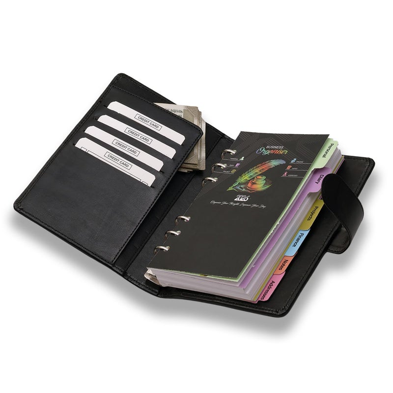COI Raven Black 2026 Corporate Organizer | Daily Planner | Monthly Monitor for Girlfriend & Boyfriend with Pen - Image 3