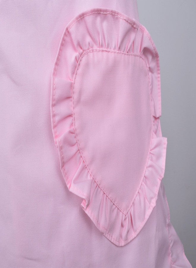 Love Potato Cute Girls Bowknot Lady's Kitchen Restaurant Women's Cake Apron Fashion Funny Aprons for Christmas Gift (Pink) - Image 4