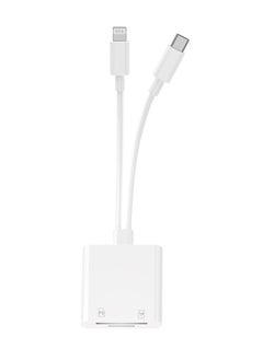 SYOSI SD Card Reader 4 in 1 Cameras SD Reader with Dual Slot for MicroSD TF Photography Memory Card Trail Game Camera Viewer Adapter Plug and Play  - Image 1