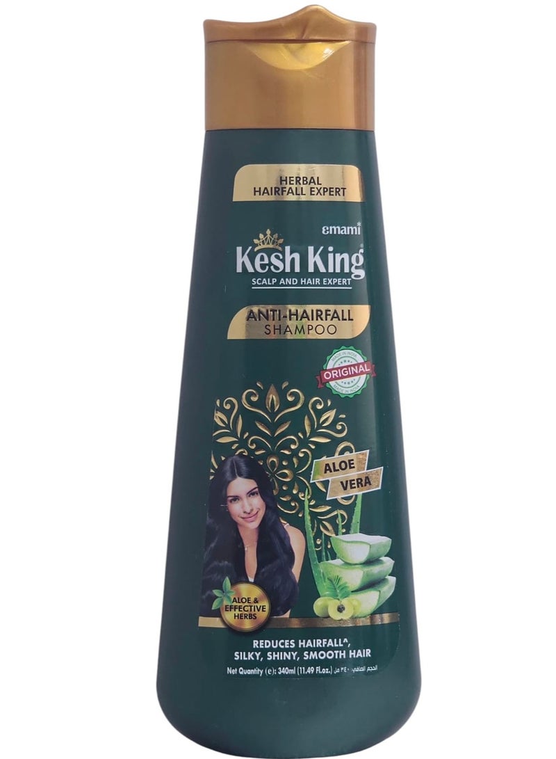 Kish King Shampoo Aloe Vera Hair Loss & Scalp Treatment Expert 340 ml