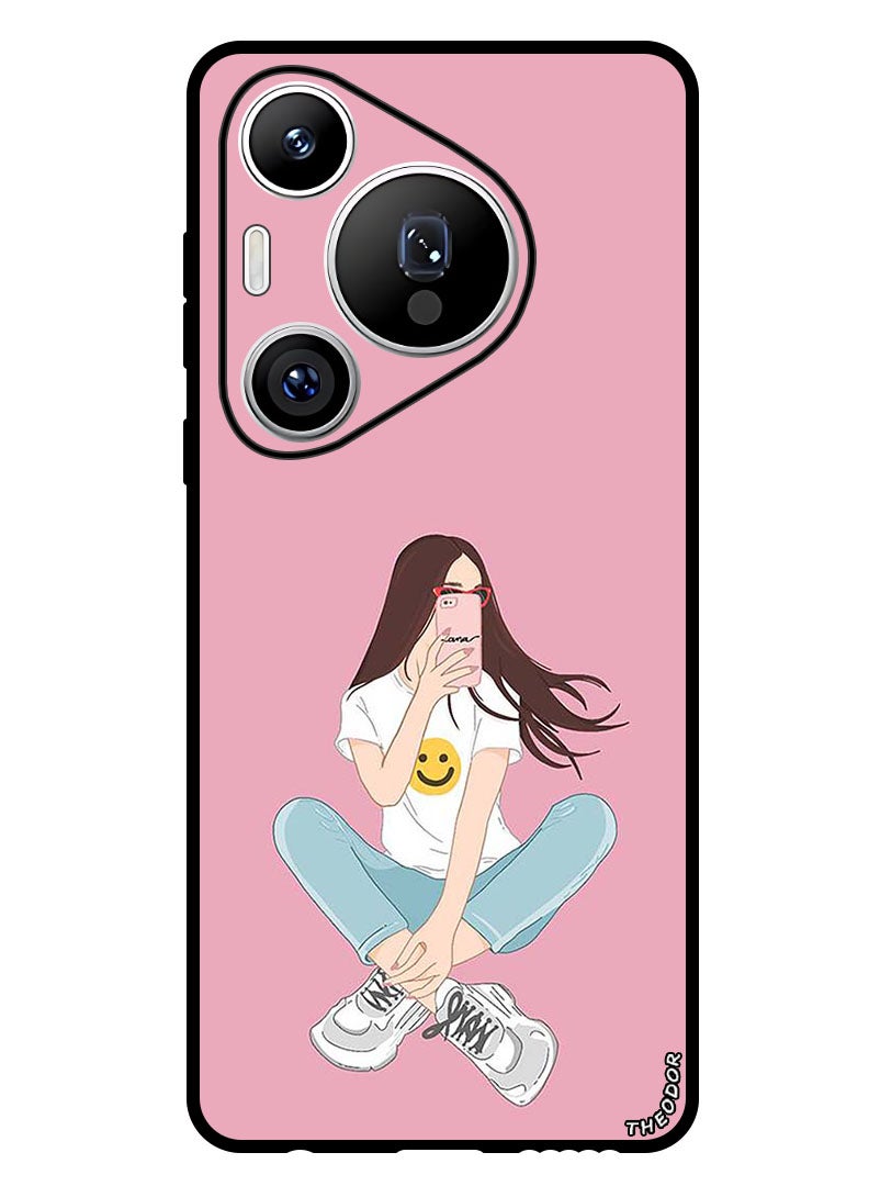 Theodor Protective Case Anti Scratch Shock Proof Bumper Cover For Huawei Pura 70 Selfie - Image 1