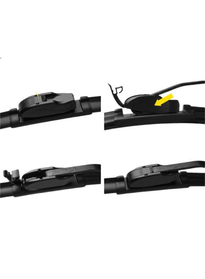 GOODYEAR Guangqi Mitsubishi Outlander 13-21 Windshield Wipers, Outlander Boneless Rubber Strip, Front Wiper Blade - Image 1