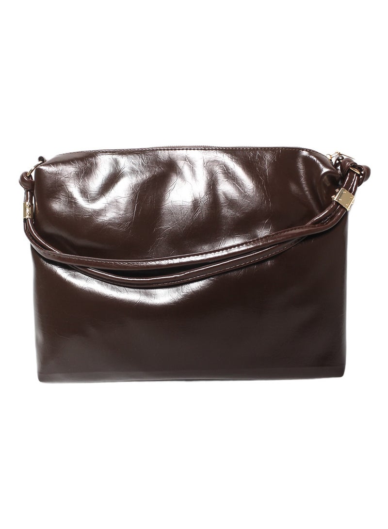 Glitter Women Hand Bag - Brown - Image 1
