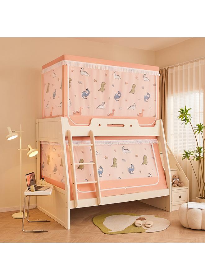 Bluejw Shading Curtain Upper And Lower Bunk Bed Mosquito Net Student Dormitory Single Encrypted Mosquito Net Three-door Paint Zipper Square Net - Image 1